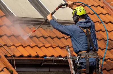 Démoussage et hydrofuge de toiture à Maclas