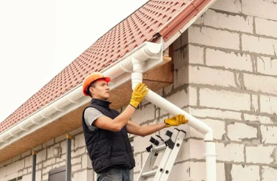 Pose et remplacement de gouttières à Maclas